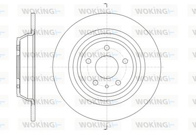 D6160600 WOKING Тормозной диск