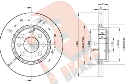 78RBD29046 R BRAKE Тормозной диск