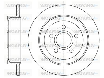 D6136400 WOKING Тормозной диск