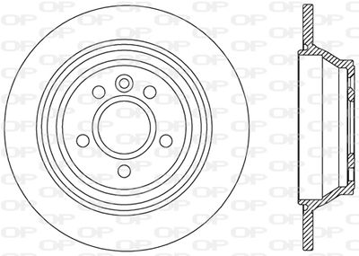 BDR245710 OPEN PARTS Тормозной диск