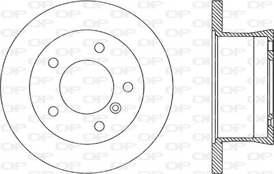 BDA178510 OPEN PARTS Тормозной диск