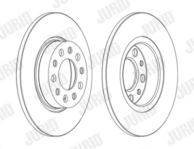 562301JC JURID Тормозной диск