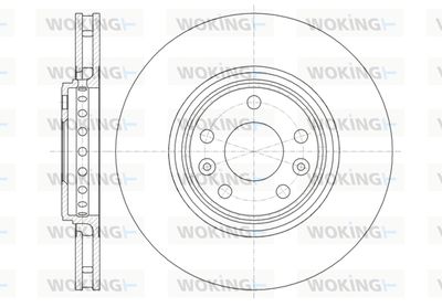 D6134510 WOKING Тормозной диск