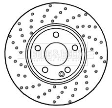 BBD5322 BORG & BECK Тормозной диск
