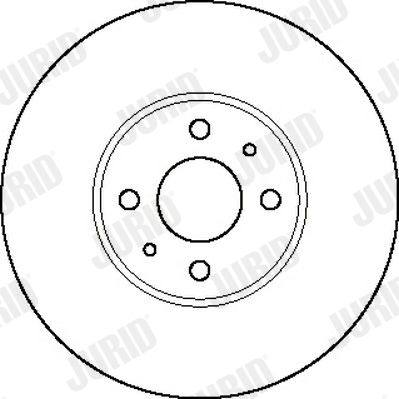 561517J JURID Тормозной диск