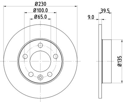 PCD10032 DON Тормозной диск