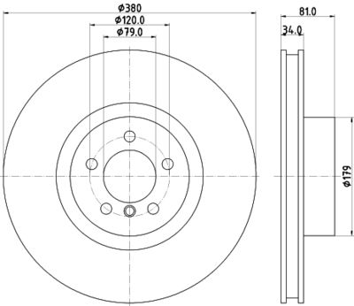 MDC2673 MINTEX Тормозной диск