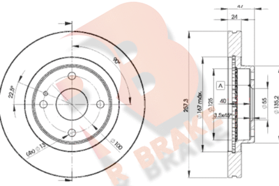 78RBD23266 R BRAKE Тормозной диск