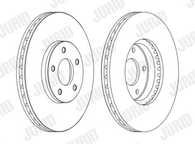 562910JC1 JURID Тормозной диск