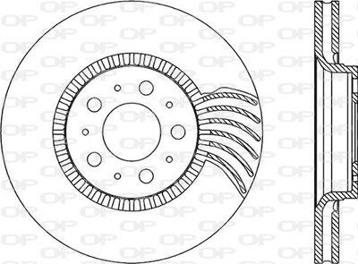 BDR184620 OPEN PARTS Тормозной диск