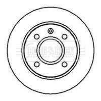 BBD4016 BORG & BECK Тормозной диск
