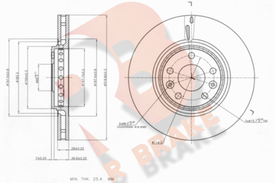 78RBD14162 R BRAKE Тормозной диск