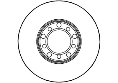 NBD235 NATIONAL Тормозной диск