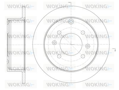 D675700 WOKING Тормозной диск