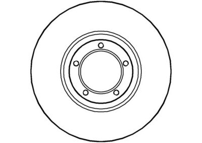 NBD028 NATIONAL Тормозной диск