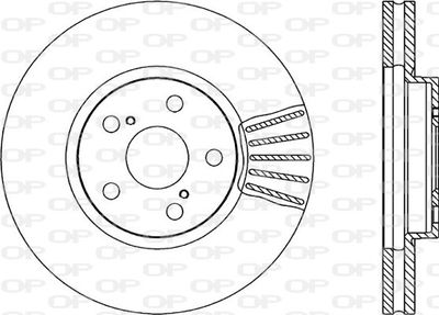 BDR182920 OPEN PARTS Тормозной диск