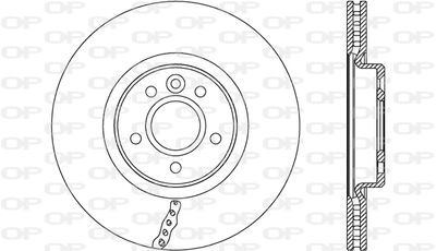 BDR269020 OPEN PARTS Тормозной диск