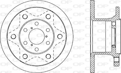 BDA113210 OPEN PARTS Тормозной диск