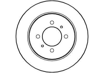 NBD638 NATIONAL Тормозной диск