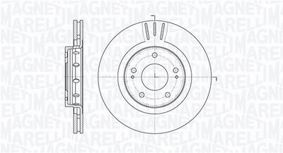 361302040574 MAGNETI MARELLI Тормозной диск