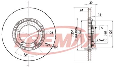 BD0301 FREMAX Тормозной диск