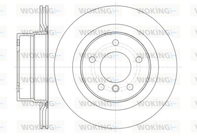 D6133810 WOKING Тормозной диск