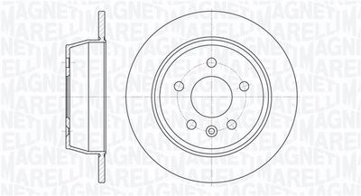 361302040247 MAGNETI MARELLI Тормозной диск