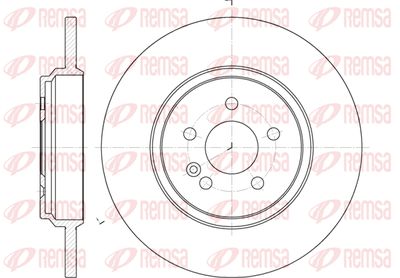 663100 REMSA Тормозной диск