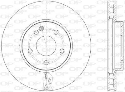 BDA282420 OPEN PARTS Тормозной диск