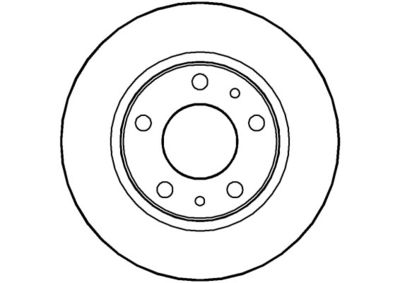 NBD1077 NATIONAL Тормозной диск