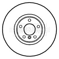 BBD5823S BORG & BECK Тормозной диск