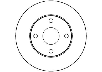 NBD228 NATIONAL Тормозной диск