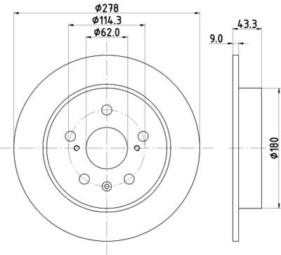 PCD20992 DON Тормозной диск