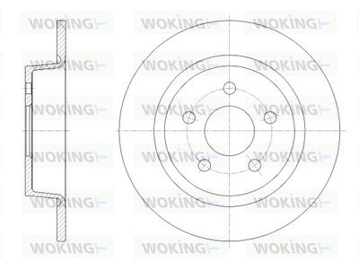 D6252000 WOKING Тормозной диск