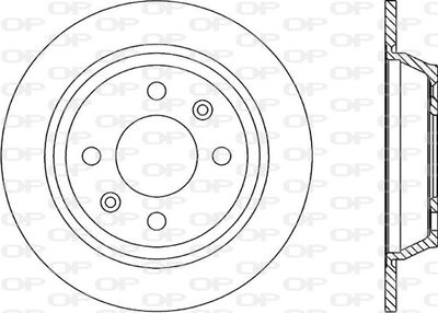 BDR147410 OPEN PARTS Тормозной диск