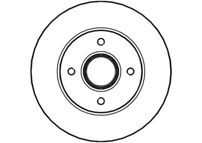 NBD413 NATIONAL Тормозной диск