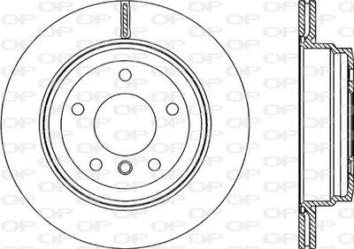 BDA227820 OPEN PARTS Тормозной диск