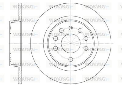 D668800 WOKING Тормозной диск