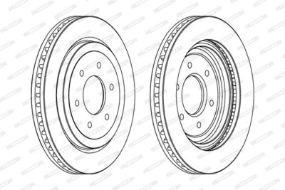 DDF1611 FERODO Тормозной диск