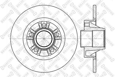 60203658SX STELLOX Тормозной диск