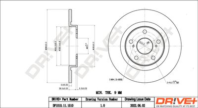 DP1010111510 Dr!ve+ Тормозной диск