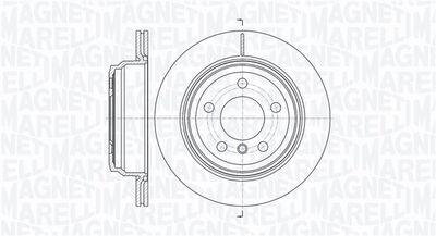 361302040780 MAGNETI MARELLI Тормозной диск