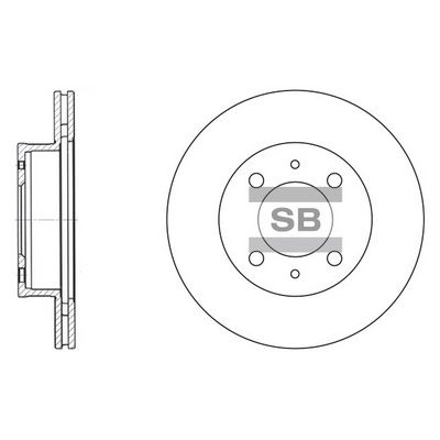 SD1010 Hi-Q Тормозной диск