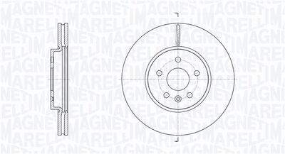 361302040784 MAGNETI MARELLI Тормозной диск