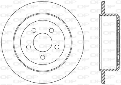 BDR247910 OPEN PARTS Тормозной диск