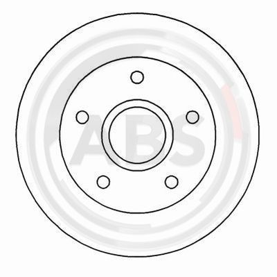 16027 A.B.S. Тормозной диск