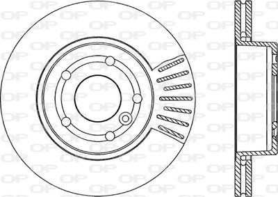 BDR174920 OPEN PARTS Тормозной диск