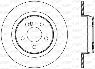 BDR239510 OPEN PARTS Тормозной диск