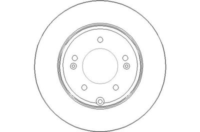NBD1545 NATIONAL Тормозной диск