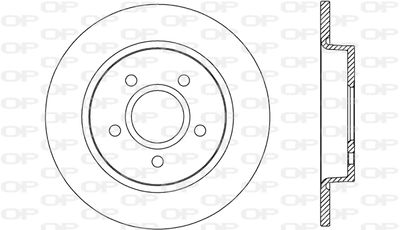 BDA267010 OPEN PARTS Тормозной диск